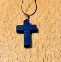 Lapis Lazuli Kreuz Anhänger