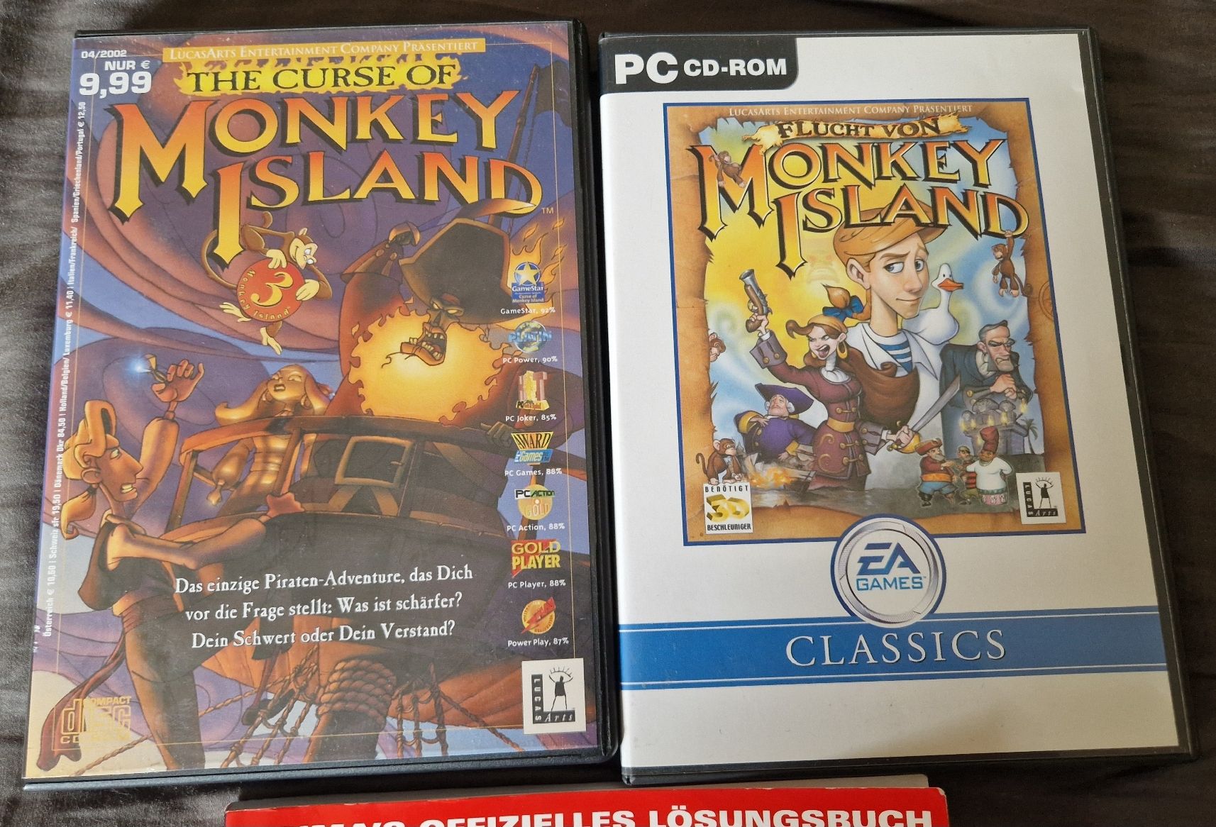 Spiele: Monkey Island 3 & 4 PC Games mit Lösungsbuch – Gebraucht aus Möhlin von Lyhme94