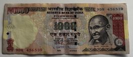 Indien 1000 Rupees 2013