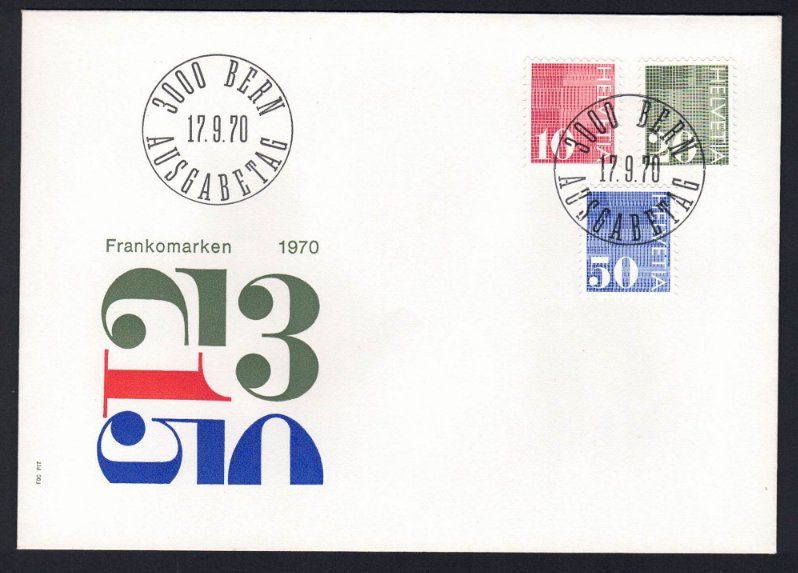 Tutti i francobolli: Sammlung CH Ersttagsbriefe 1970 – Nuovo (secondo la descrizione) da Pfäffikon ZH venduto da Romulus 3