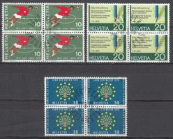 SBK 487 - 489 im 4er Block mit ET