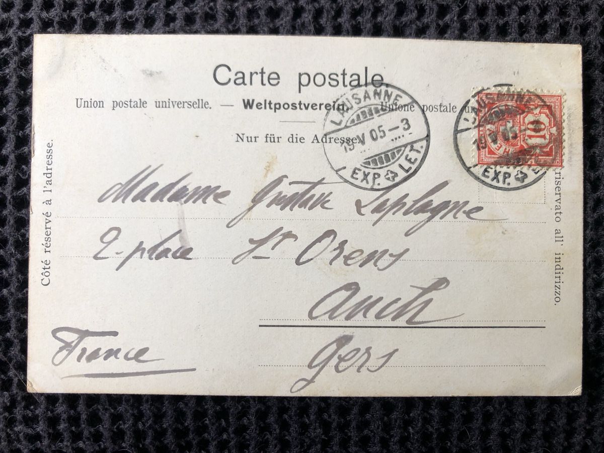Cartoline postali: Ansichtskarte Lausanne – Usato da Näfels venduto da fritzjk 1