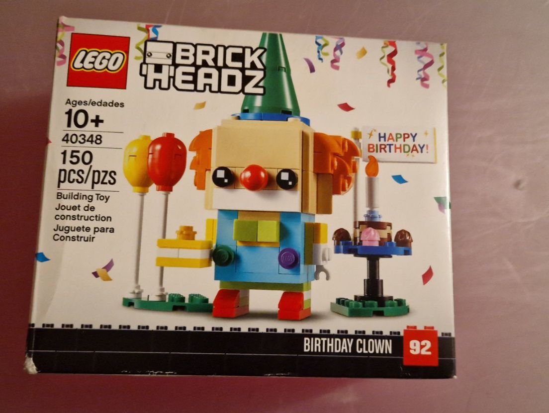 Lego Spielzeuge: LEGO BrickHeadz Geburtstagsklon 40348 Neu – Neu und originalverpackt aus Dorf von Echo_Elements