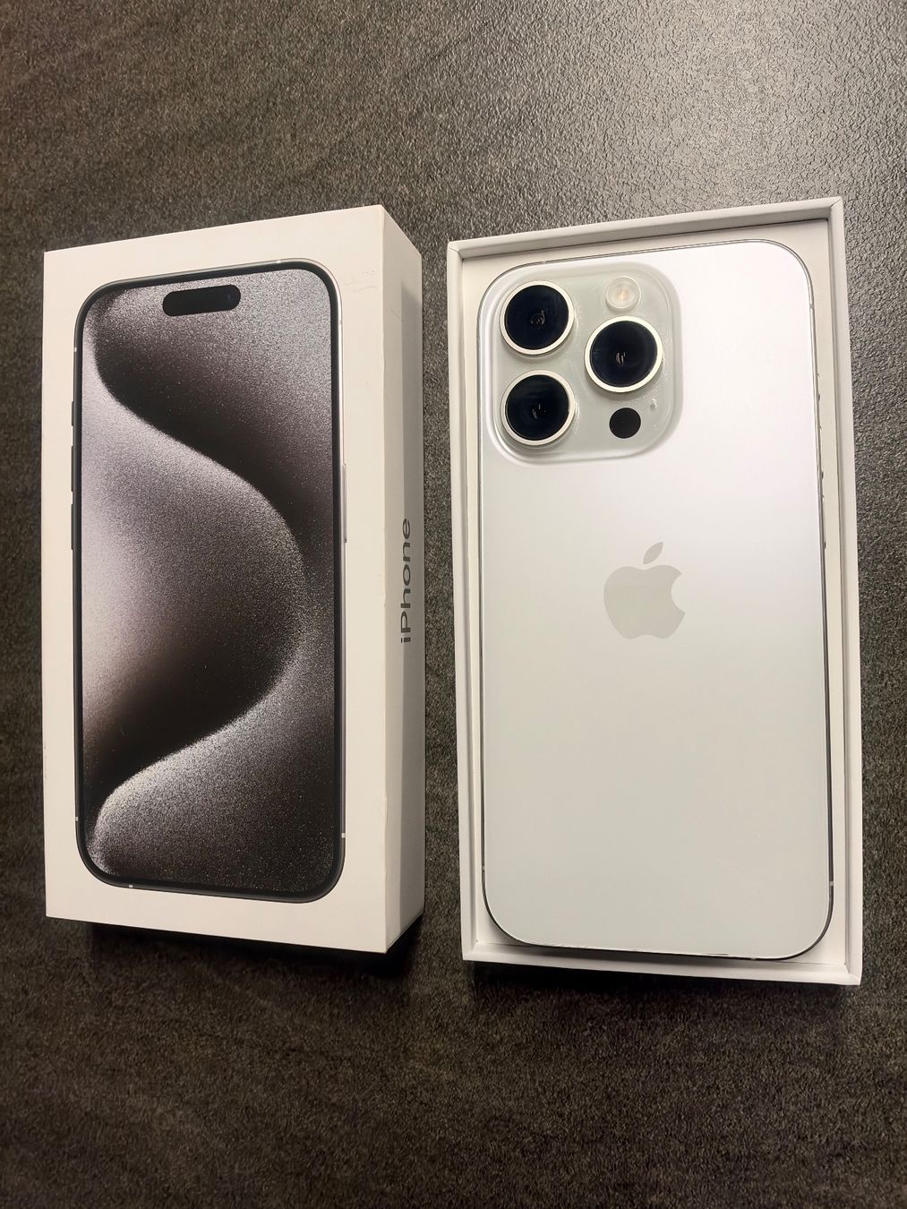 Apple Portables: iPhone 15 Pro Weiss Titan – D'occasion à Diemerswil par tan_jyx8