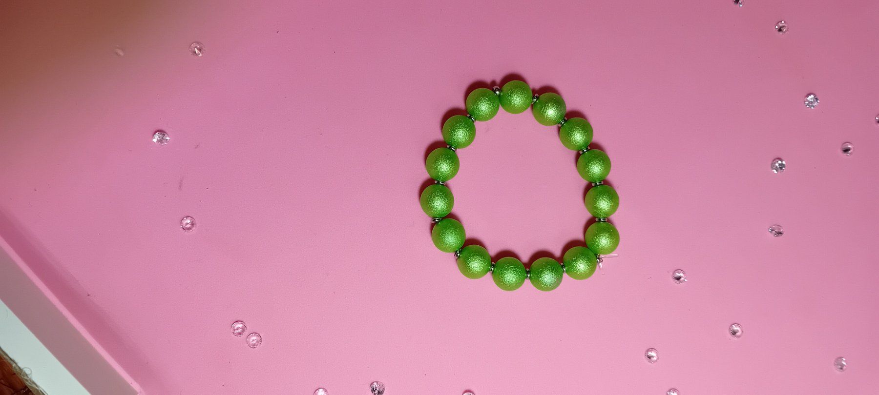 Bracciali & Braccialetti: armband,,grün,,,,modeschmuck,,matt – Nuovo (secondo la descrizione) da Basel venduto da bij_5hqd 3