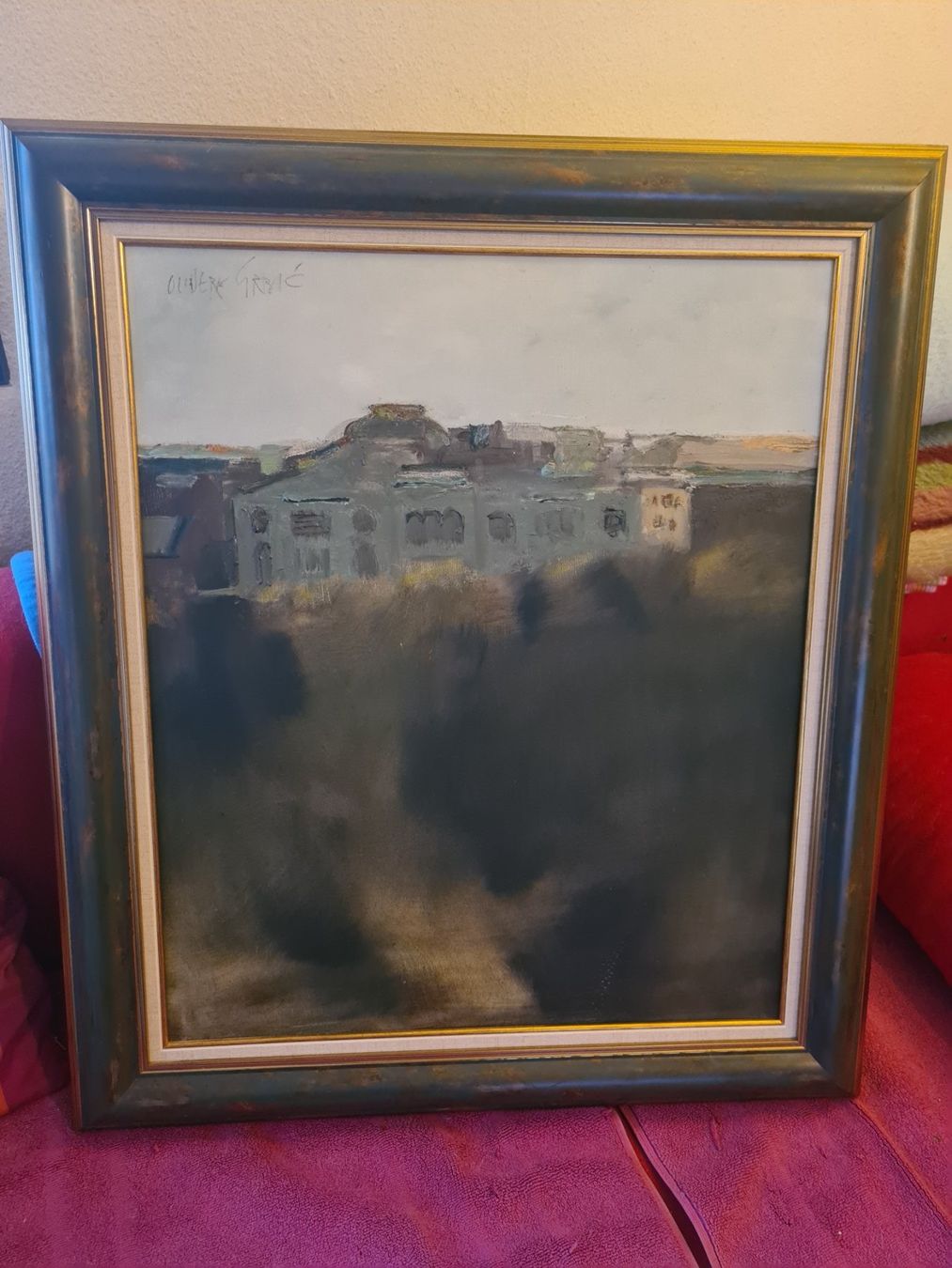 Dipinti: OLIVERA GRBIC Landschaftsbild 50x60cm gerahmt – Usato da St. Gallen venduto da Juhasli 1