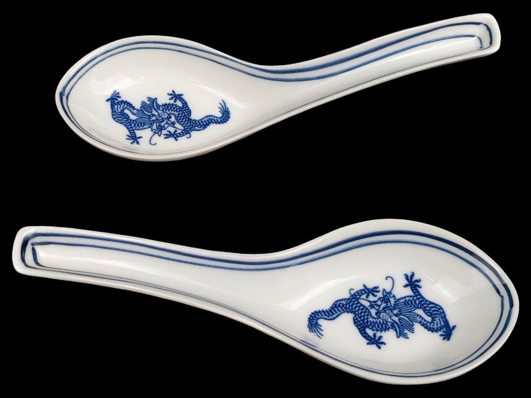 Cuillères: Chinesische Suppenlöffel 2er – D'occasion à Hünenberg par Restwert_Zug