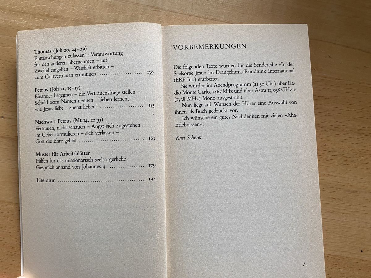 Bücher: Von Jesus Seelsorge lernen - Kurt Scherer – Gebraucht aus Schwarzenburg von Michellu 4
