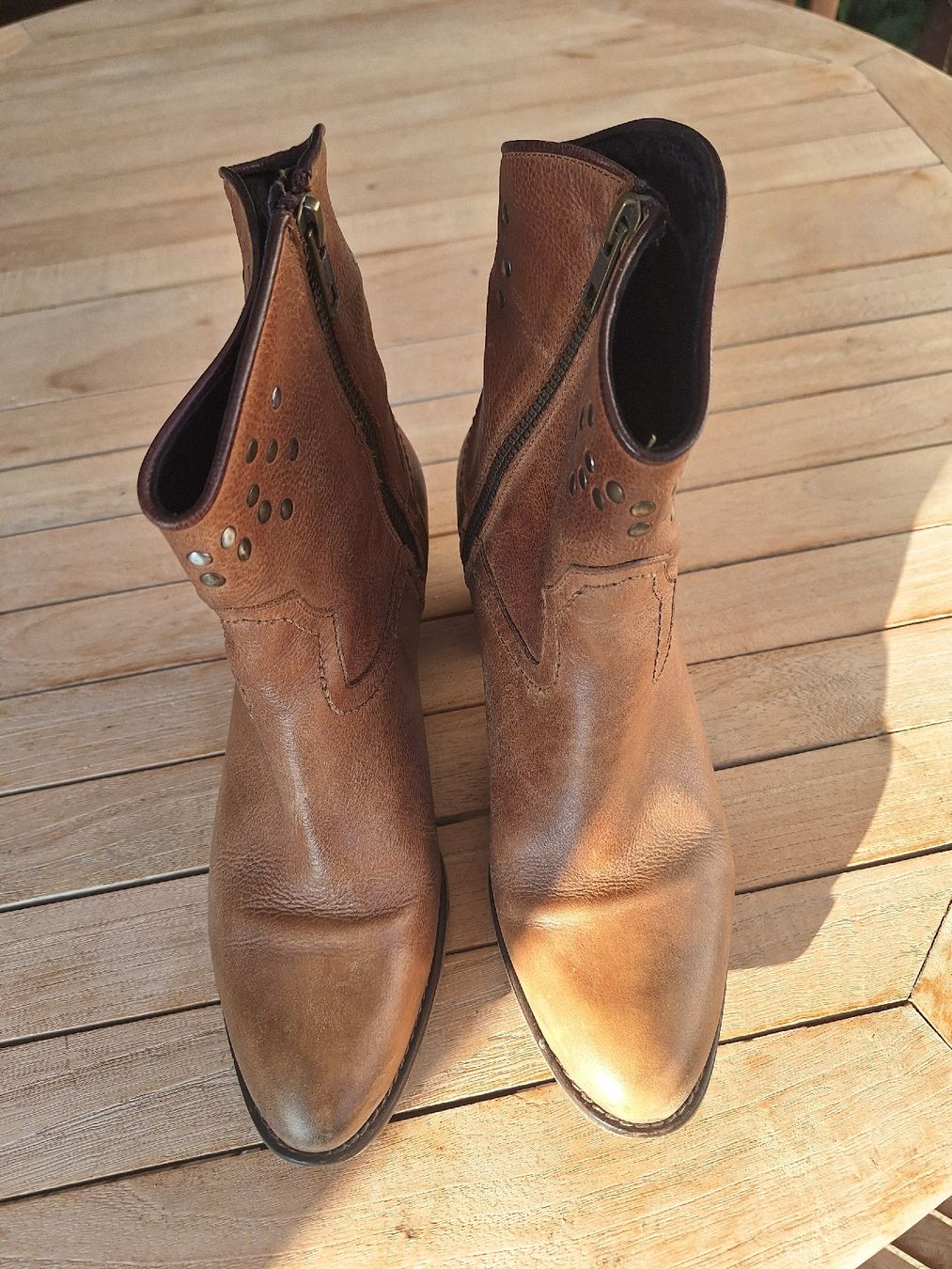 Walder Scarpe da donna: Lederstiefeletten Made Italy. – Usato da Bassersdorf venduto da Makeje58