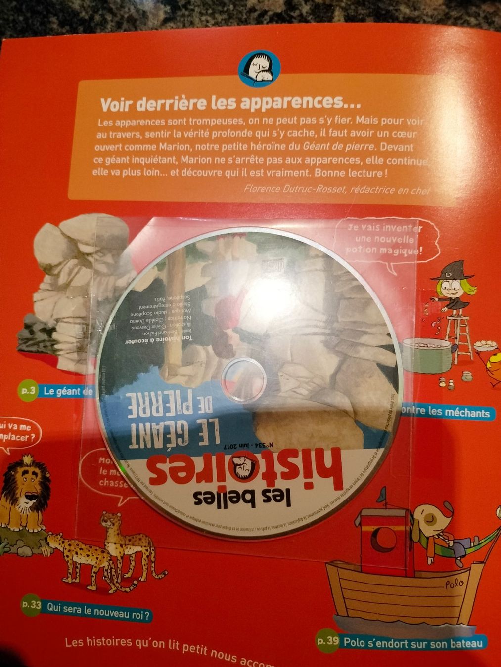 Libri: Le géant de pierre avec CD Les belles histoires – Usato da Cortaillod venduto da rozinna 2
