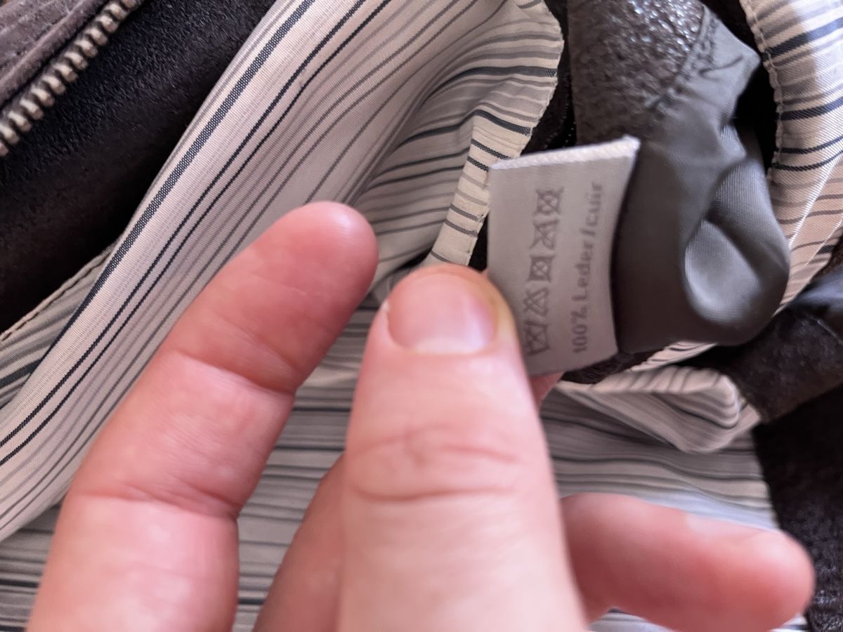 Maddison Giacche: Maddison Brown Leather Jacket Size 50  – Usato da Lausanne venduto da Danash 7