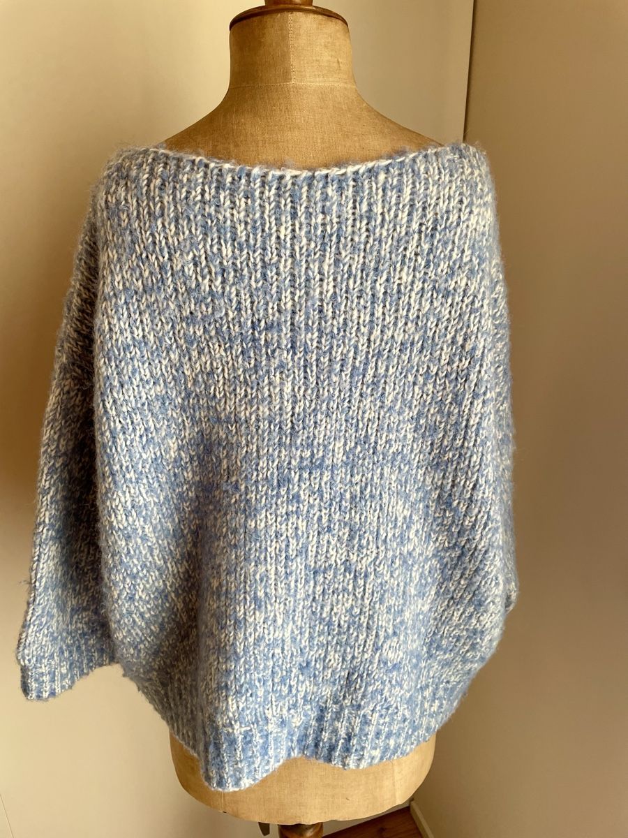 Opus Pulls & Sweat-shirts: Opus Strickpullover, Grösse M, hellblau-weiss meliert – D'occasion à Oberwil BL par another-day-of-sun 1