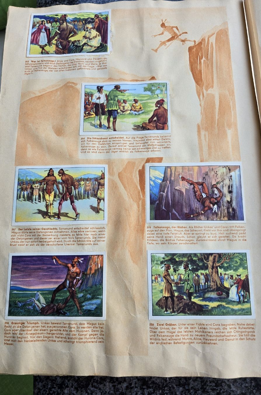 Panini Albums: J.F. Cooper Lederstrumpf  Friedrich Steinfelsseltene Panini – D'occasion à Walkringen par Vanuca 7