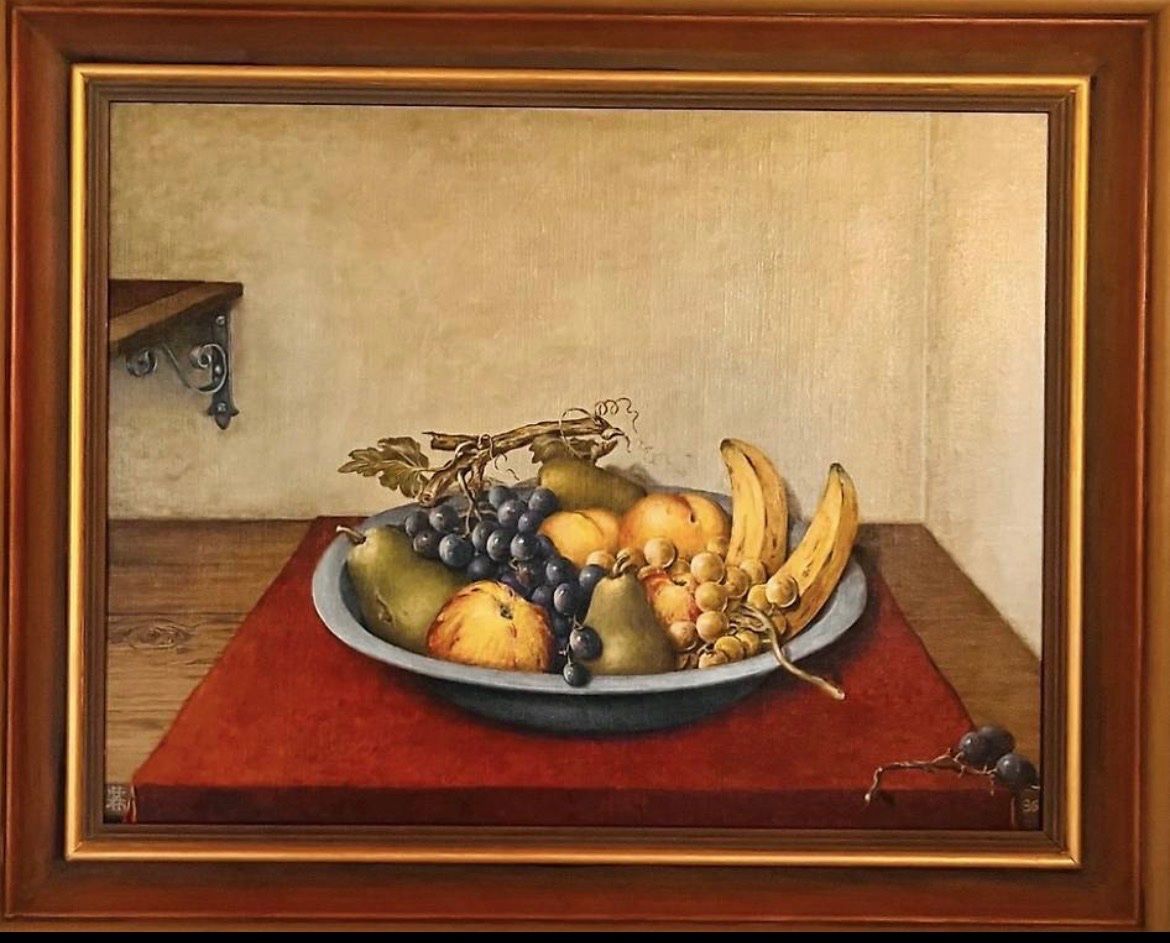 Tableaux: Schönes Gemälde/Oelgemälde 1996 Echtholzrahmen – D'occasion à Niederglatt ZH par estrich04 3