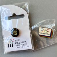 2 insignes pin’s Jeux olympiques 