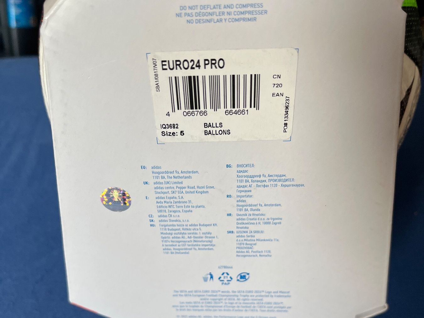 Adidas Palloni: Original EM- 2024 Ball – Nuovo (secondo la descrizione) da Derendingen venduto da Carbon10 3