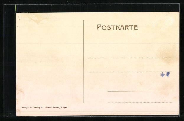 Cartoline postali: AK Ragaz, Bahnhofstrasse mit Radfahrer – Usato da Berlin venduto da bartko-reher 1