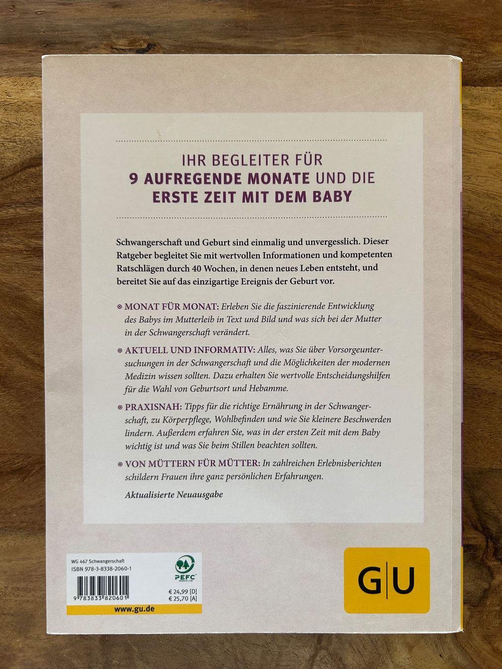 Libri: BUCH GU - Schwangerschaft & Geburt – Nuovo e nell'imballaggio originale da Geneve venduto da jua_b7nb 1