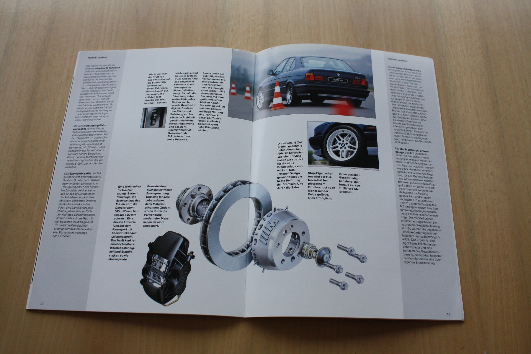 BMW Documenti: BMW M5 Modell E 34 Prospekt  1995 – Usato da Wikon venduto da erwin400 4