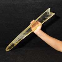 GIPS-SCHWERT (54 cm!), Einzel Kristall, 100% NATURAL