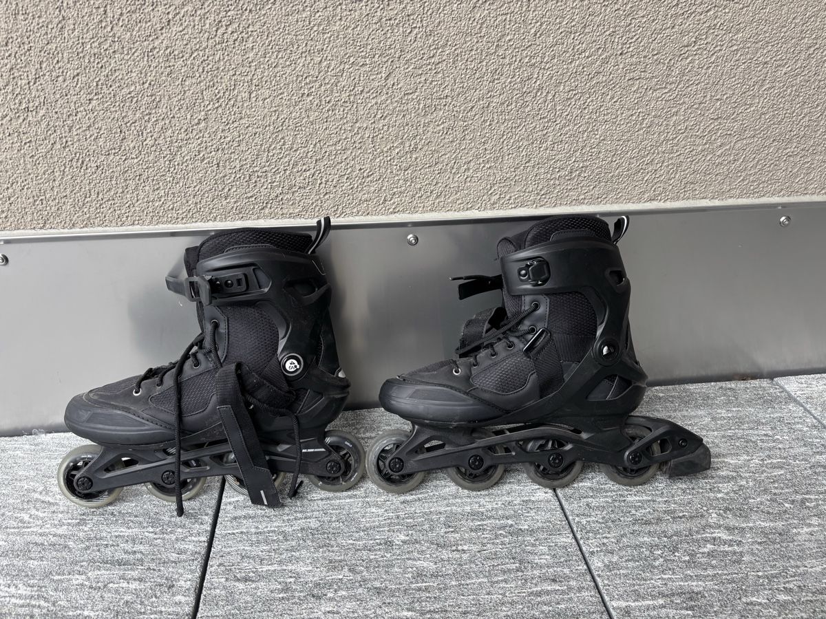 Pattini in linea & Pattini a rotelle: Fast Inlineskates Grösse 45, Schwarz – Nuovo (secondo la descrizione) da Sempach Station venduto da ron_t95b 1