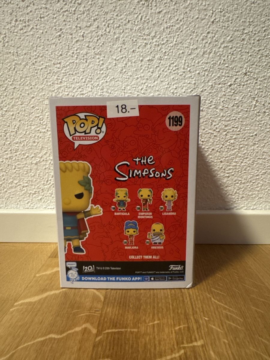 Funko Figurines: Funko Pop! The Simpsons Bartigula 1199  – Neuf avec emballage d'origine à Suhr par Dominick 2