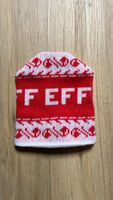 ab 1 chf Warme Winter Mütze, Rot/Weiss, Strickmuster, uni