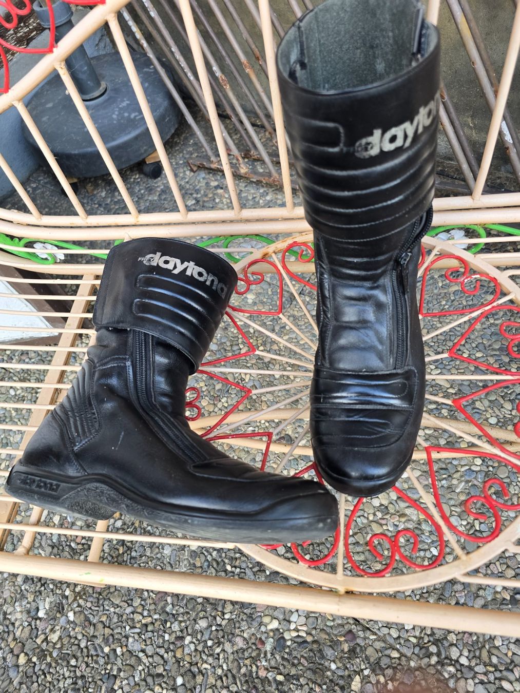 Scarpe da uomo: Motorradstiefel  Leder grösse 42,5-43 – Usato da Langrickenbach venduto da gisi-1