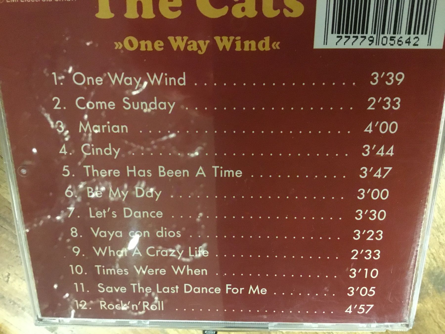CD: The Cats - One Way Wind CD -  * – Usato da Thierachern venduto da sweden08 1