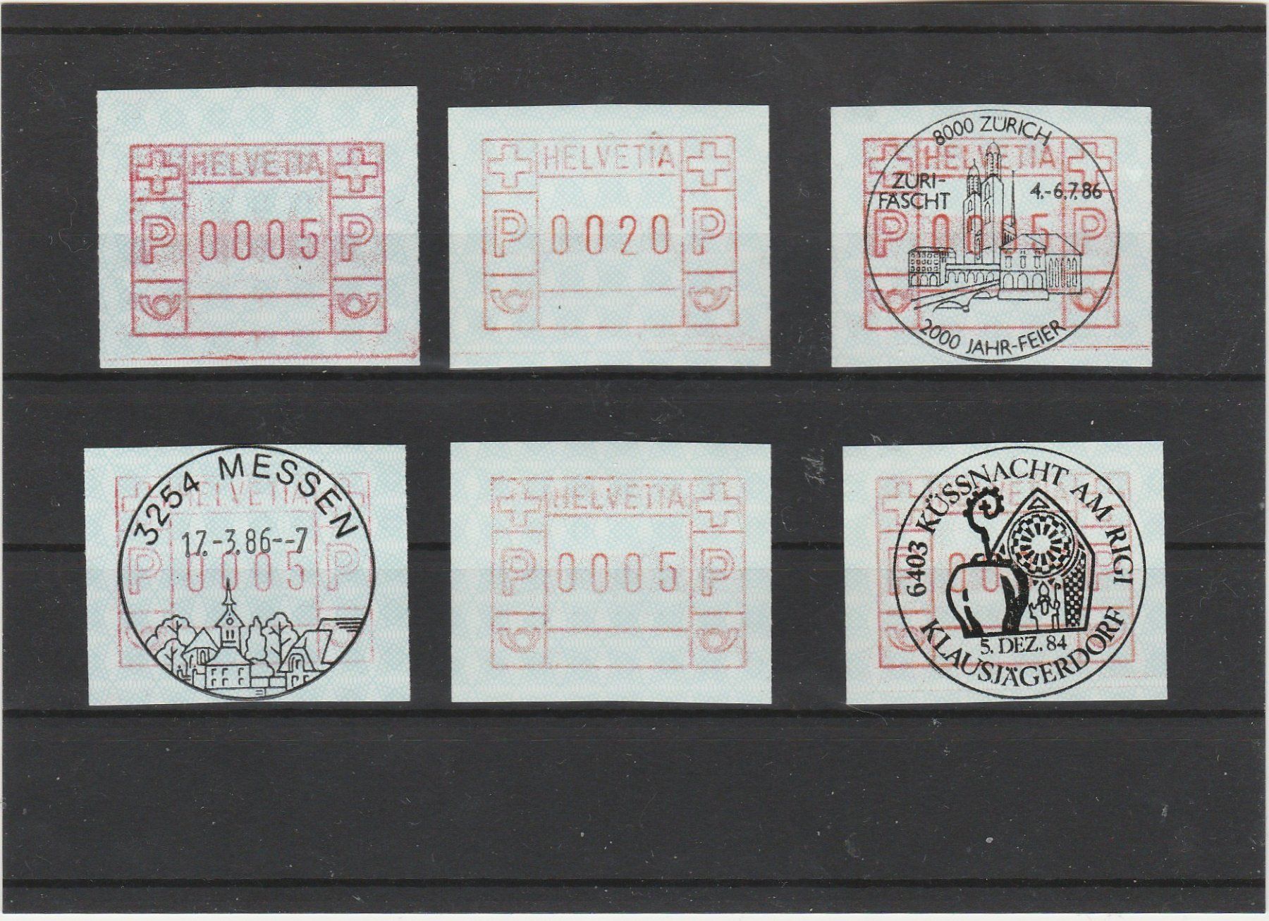 Tous les timbres: Diverse Abarten – D'occasion à Oberglatt ZH par Wiedmi6
