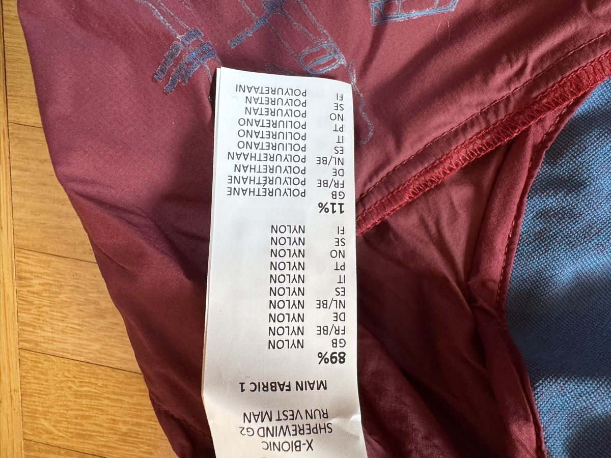 X-bionic Gilet & Giacche: X-Bionic Herren Weste Run Vest Man, Superwind G2, Top! – Nuovo (secondo la descrizione) da Willerzell venduto da Stoeff8l 2