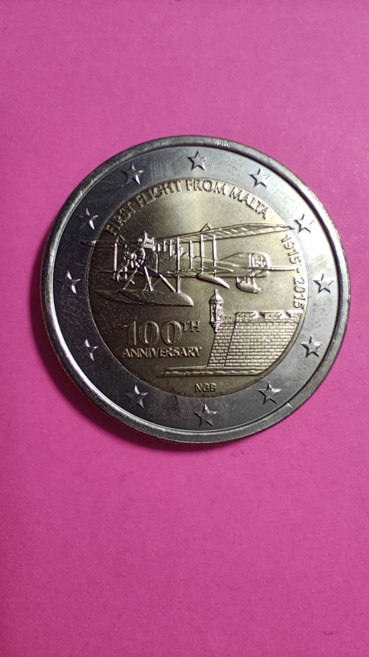 Tutti le monete: 2 Euro 2015 Malta Erster Flug – Nuovo (secondo la descrizione) da Zürich venduto da turbopuz