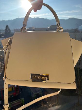 ZAC POSEN "EARTHA" TOP HANDLE CONVERTIBLE Handtasche Ivory