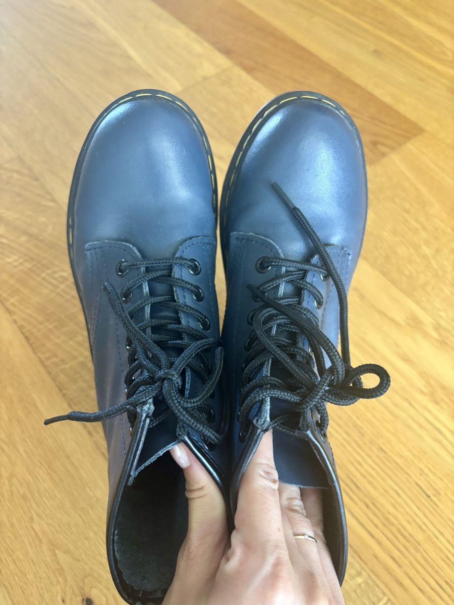 Herrenschuhe: Stiefel blau Groesse 37 eher 36.5 – Neu (gemäss Beschreibung) aus Bern von chi_s9x7 2