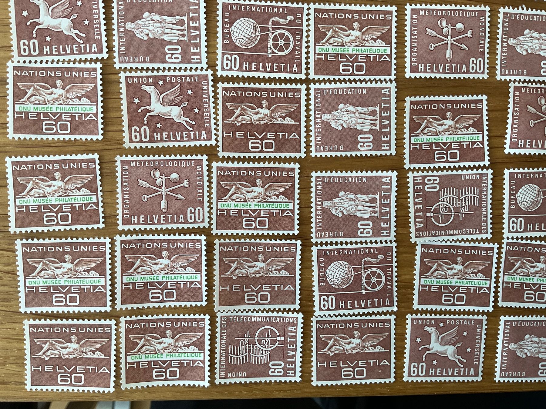 Tutti i francobolli: 60Fr Ämter Frankaturware ungestempelt postfrisch Sammlung – Nuovo (secondo la descrizione) da Wil SG venduto da Chefsugus 3