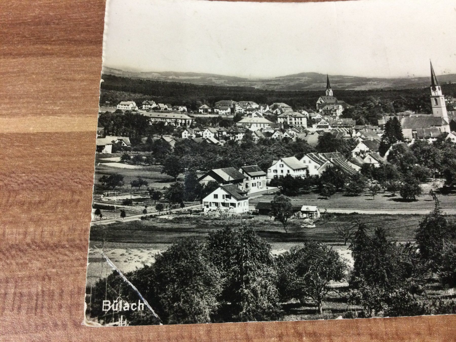Cartes postales: Gebrauchte Ansichtskarte vom Dorf Bülach – D'occasion à Wangen SZ par kuriosum12 2