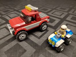 Lego City  Geländewagen und  Polizei Quad Nr 4437