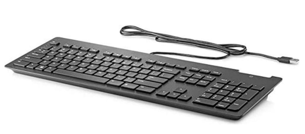 Hewlett Packard Tastiere: HP USB Tastatur mit SmartCard – Nuovo e nell'imballaggio originale da Biberist venduto da jmf1999