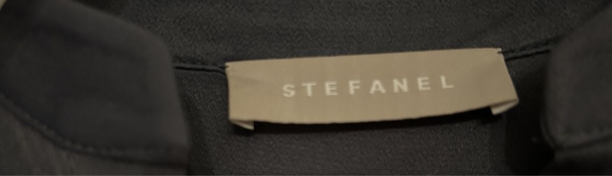 Stefanel Vestiti: Stefanel Coctailkleid Grau Damen Satin – Usato da Wimmis venduto da rimnakit 2