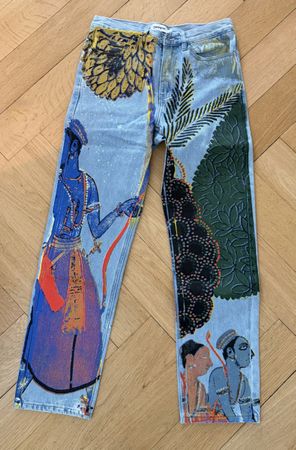 Desigual Jeans, Gr. 28, mit speziellem Print für den Sommer!