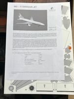 Modellbogen MD Swissair Jet
