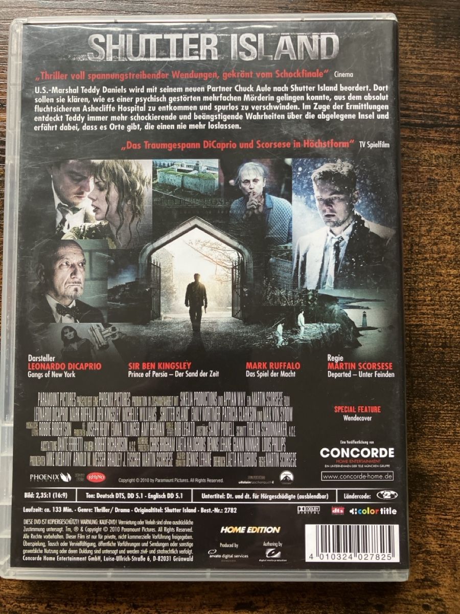 Alle DVDs: Shutter Island DVD – Gebraucht aus Glarus von Jhuber78 1