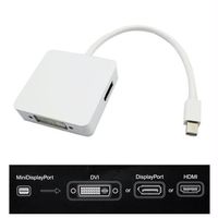 miniDisplayport zu Digiport Adapterkabel Weiss