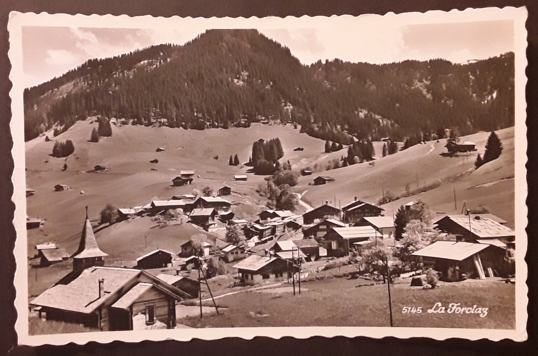 Ansichtskarten: 1959: Carte de la Forclaz – Gebraucht aus Walperswil von Tcheidi