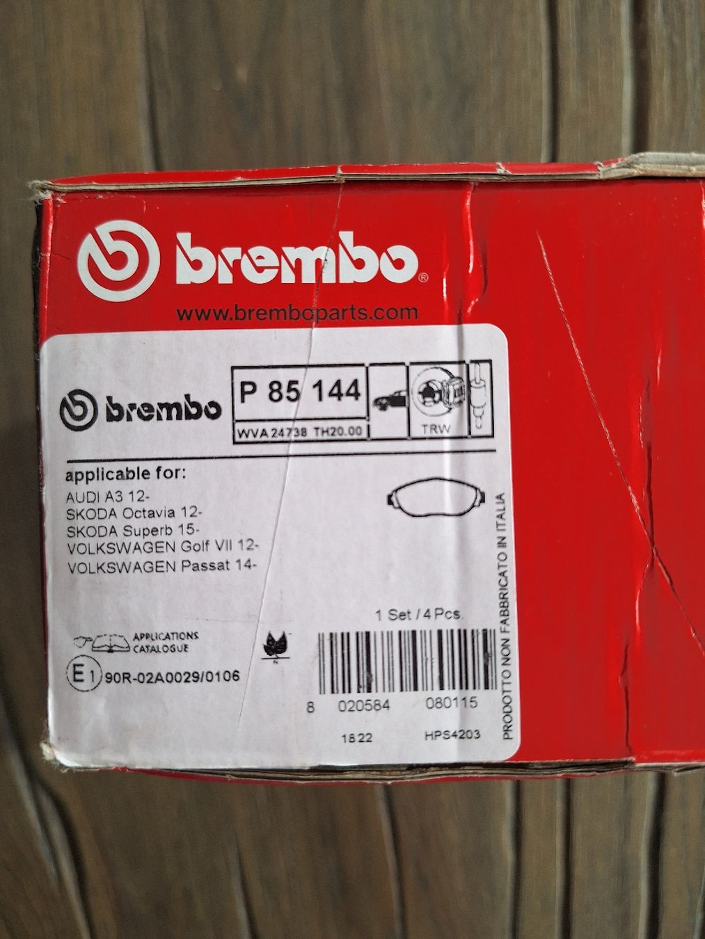 Brembo Tutti pezzi di ricambio auto: Brembo Bremsbelagsatz Scheibenbremsen – Nuovo (secondo la descrizione) da Künten venduto da Luca99