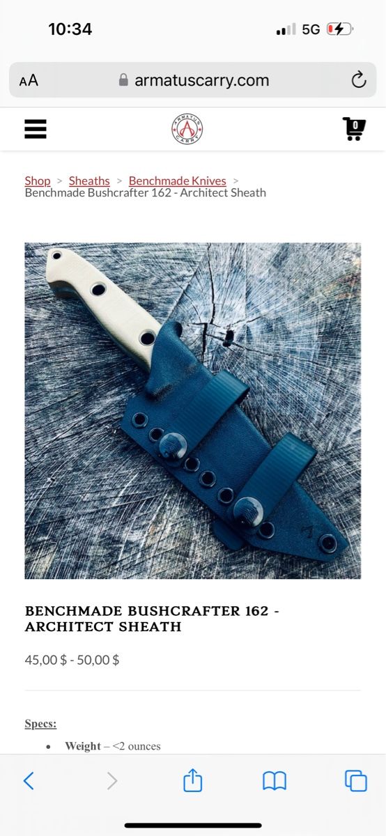 Benchmade Zubehör: Benchmade Bushcrafter – Neu (gemäss Beschreibung) aus Bassersdorf von swadrone 2