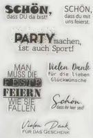 Silikonstempel Schön, dass du da bist