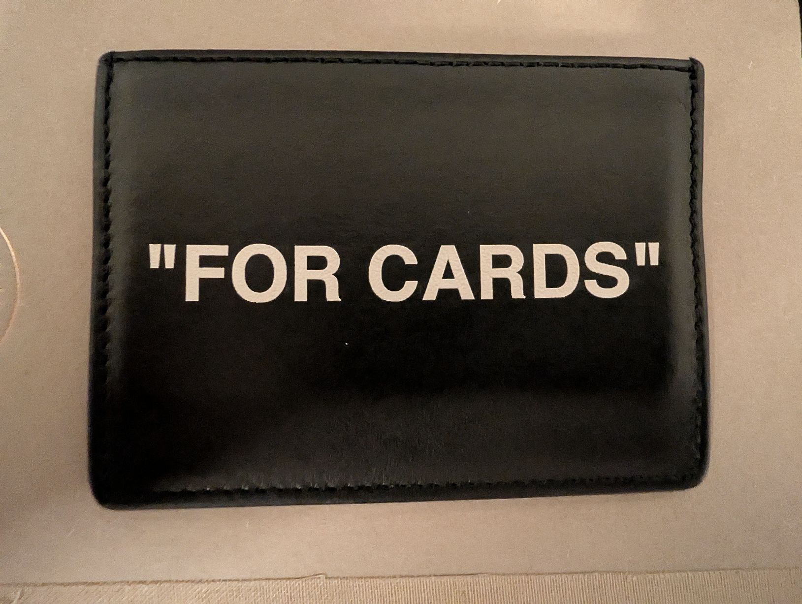 Off-White Portefeuilles: Off White "For Cards" Cardholder – D'occasion à Hunzenschwil par Bambotscha 1