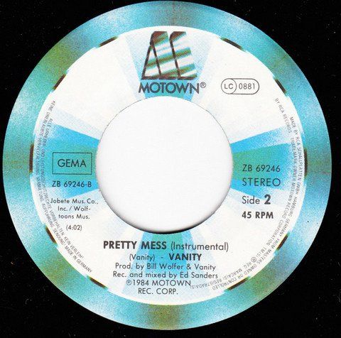 Dischi in vinile: Vanity: Pretty Mess 7" – Usato da Steinhausen venduto da Vilivinili 1
