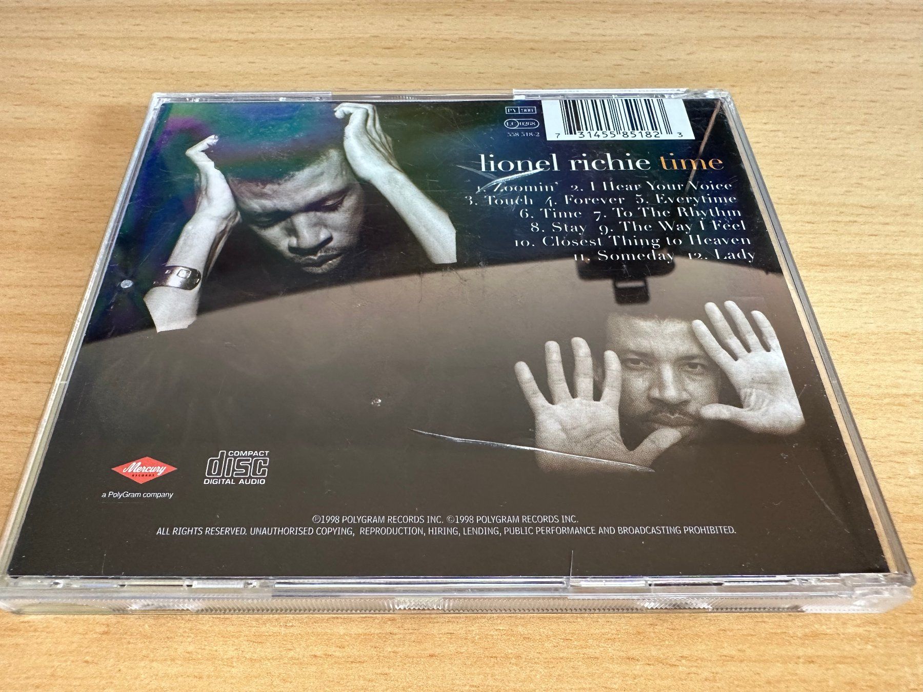 CD: Lionel Richie – Time – Usato da Rikon im Tösstal venduto da Alpenmutz 1